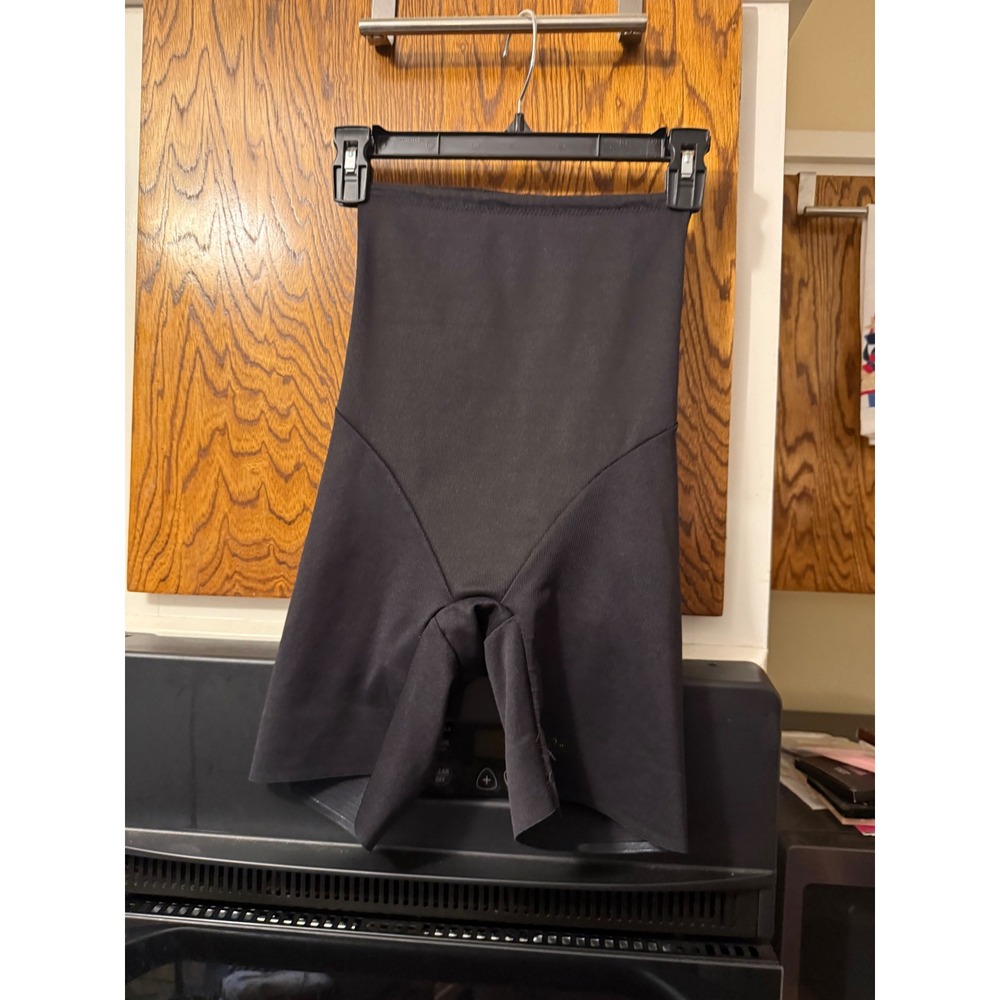 Cupid Women Black High Waisted Shapewear Shorts Firm Control Thigh Slimmer 5749